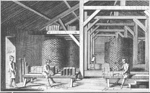 fabrication des briques au 18e siècle